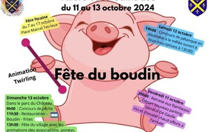 Fête du boudin dimanche 13 octobre 2024